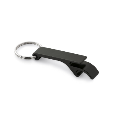 BAITT ALUMINIUM METAL KEYRING with Bottle Opener in Black