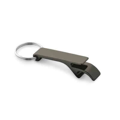 BAITT ALUMINIUM METAL KEYRING with Bottle Opener in Gun Metal