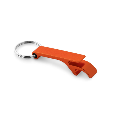 BAITT ALUMINIUM METAL KEYRING with Bottle Opener in Orange