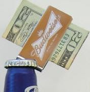BEER CLIP METAL MONEY CLIP BOTTLE OPENER