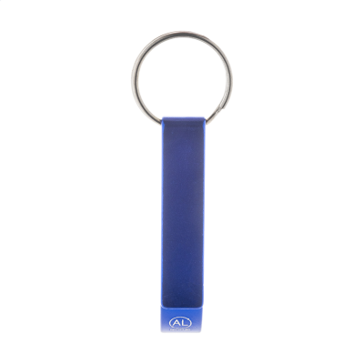 BOTTLE OPENER KEYRING in Blue