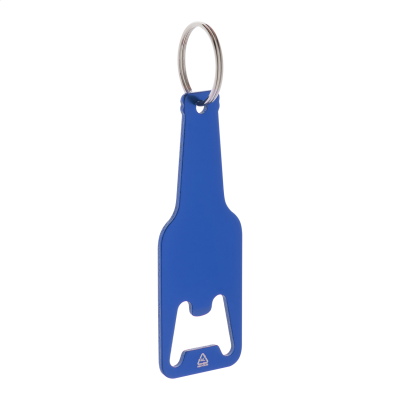 BOTTLE OPENER KEYRING in Blue