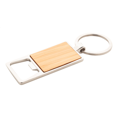 BOTTLE OPENER KEYRING in Natural