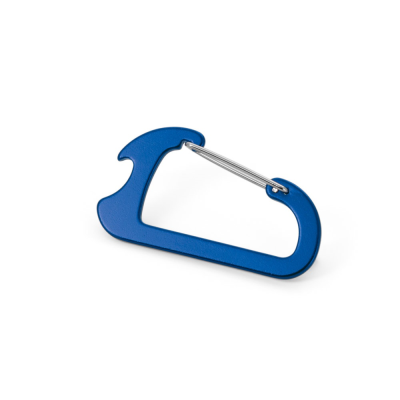 CLOSE CARABINER with Aluminium Metal Capsule Opener in Royal Blue