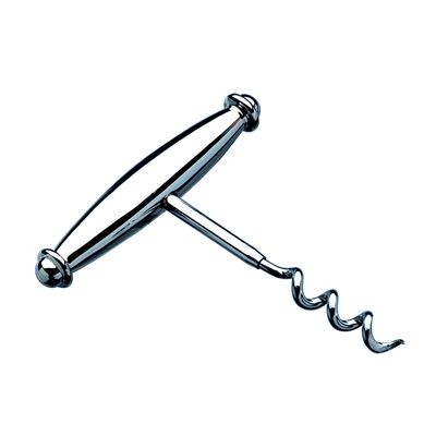 ELEGANCE METAL CORKSCREW BOTTLE OPENER in Silver