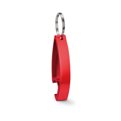 KEYRING BOTTLE OPENER in Red
