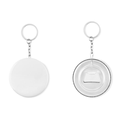 KEYRING with Bottle Opener in Silver