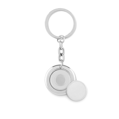 KEYRING with Token in Silver