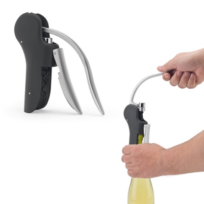 LAGREIN ABS AND ZINC CORKSCREW BOTTLE OPENER with Automatic Lever for Easy Opening