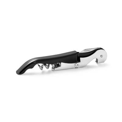 MALBEC METAL AND PP CORKSCREW BOTTLE OPENER in Black