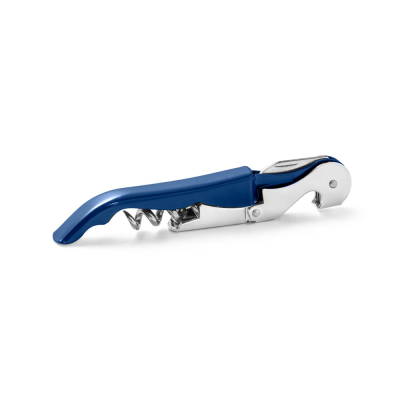 MALBEC METAL AND PP CORKSCREW BOTTLE OPENER in Royal Blue