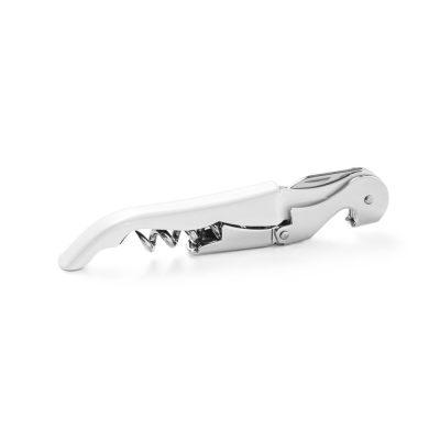 MALBEC METAL AND PP CORKSCREW BOTTLE OPENER in White