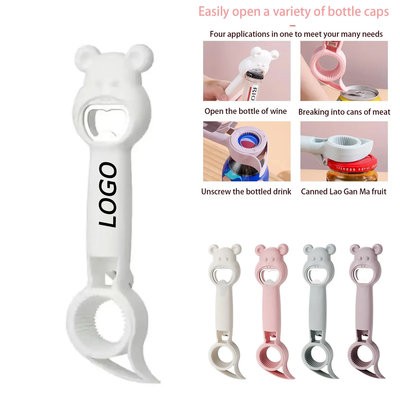 MULTIPURPOSE 4-IN-1 BEER BOTTLE OPENER CAP TIGHTENING DEVICE - PROMOTIONAL CORPORATE GIFT