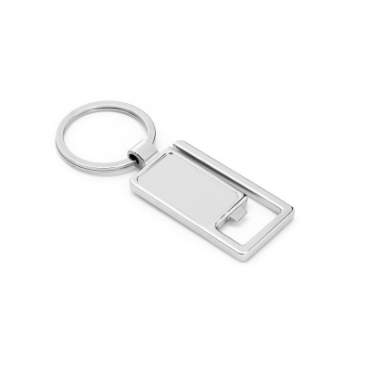 RINGBOLT METAL KEYRING in Silver