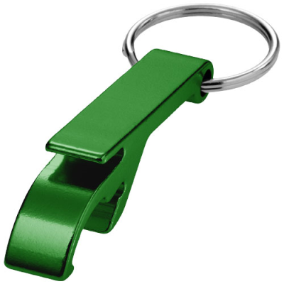 TAO BOTTLE AND CAN OPENER KEYRING CHAIN in Green