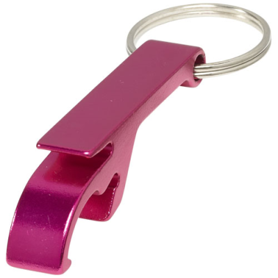 TAO BOTTLE AND CAN OPENER KEYRING CHAIN in Magenta