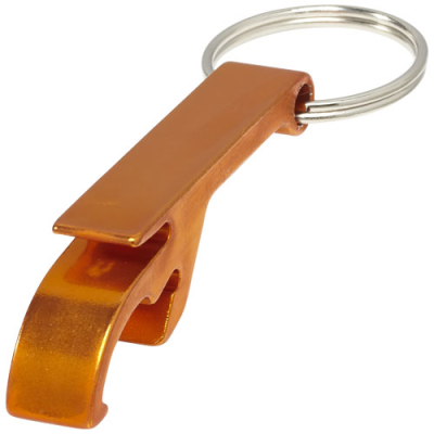 TAO BOTTLE AND CAN OPENER KEYRING CHAIN in Orange