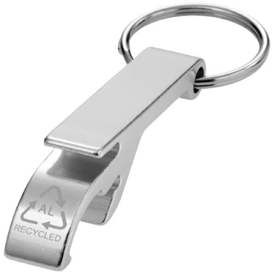 TAO RCS RECYCLED ALUMINIUM METAL BOTTLE AND CAN OPENER with Keyring Chain 