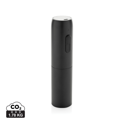VINO RE-CHARGEABLE ELECTRIC WINE OPENER in Black