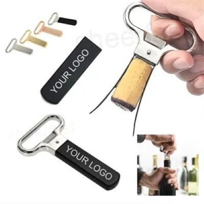 WINE OPENER CORKSCREW BOTTLE OPENER TWO-PRONG CORK PULLER with Cover