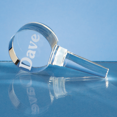 10CM OPTICAL CRYSTAL BOTTLE STOPPER