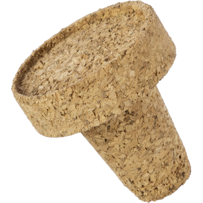 CORK BOTTLE STOPPER in Brown