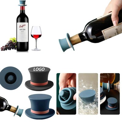 SILICONE MAGIC HAT WINE BOTTLE STOPPER