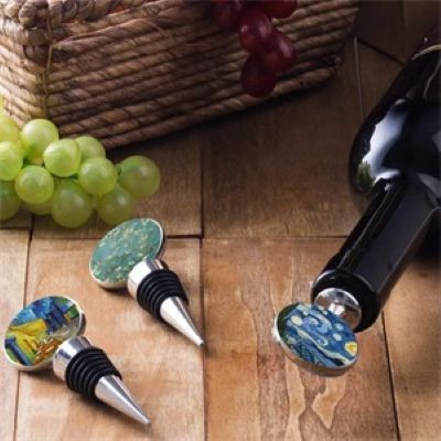 ZINC WINE BOTTLE STOPPER