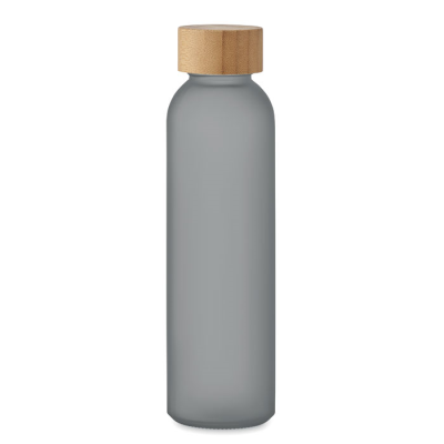 FROSTED GLASS BOTTLE 500ML in Grey