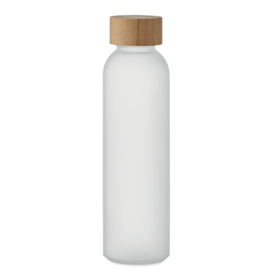 FROSTED GLASS BOTTLE 500ML in White