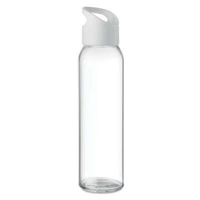 GLASS BOTTLE 470ML in White