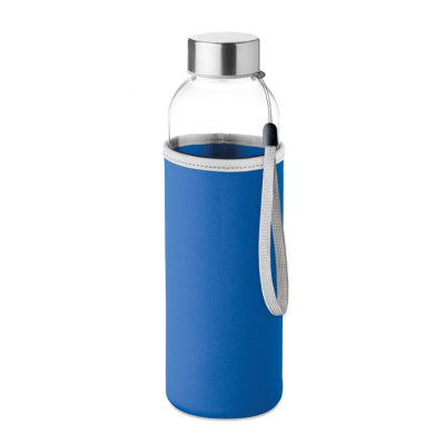 GLASS BOTTLE 500ML in Blue