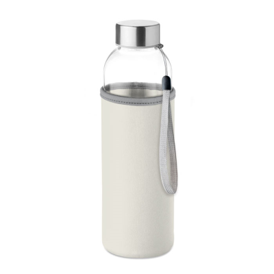 GLASS BOTTLE 500ML in Brown