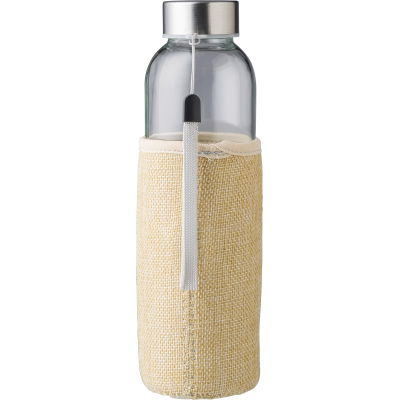 GLASS BOTTLE (500ML) in Brown