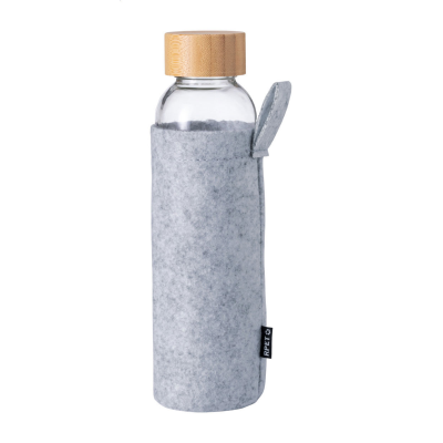 GLASS BOTTLE in Dark Grey