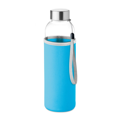GLASS BOTTLE in Turquoise