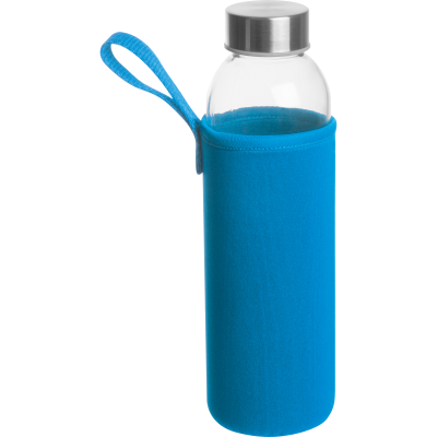 GLASS BOTTLE KLAGENFURT in Light Blue 