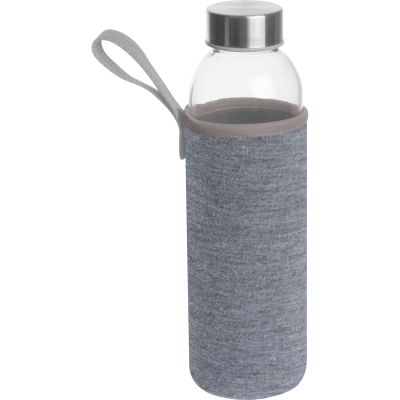 GLASS BOTTLE KLAGENFURT in Silver Grey 