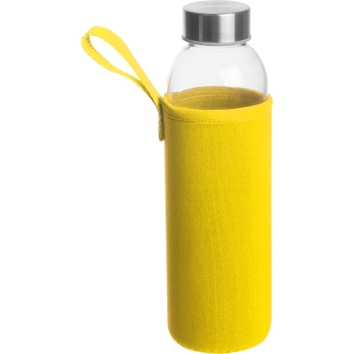 GLASS BOTTLE KLAGENFURT in Yellow 