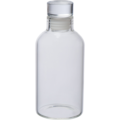 GLASS DRINK BOTTLE, 300 ML in Clear Transparent