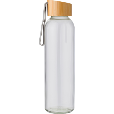 GLASS DRINK BOTTLE (600 ML) in Brown