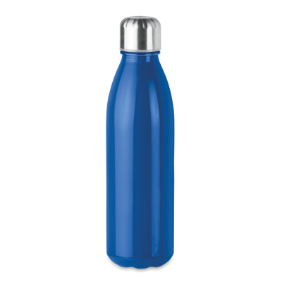 GLASS DRINK BOTTLE 650ML in Blue