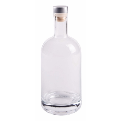GLASS DRINK BOTTLE PEARLY