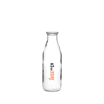 MEDIUM LIDDED GLASS WATER BOTTLE (0,5LITRE & 17,5OZ)