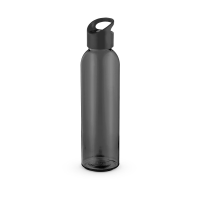 PORTIS GLASS GLASS BOTTLE with PP Cap 500 Ml in Black