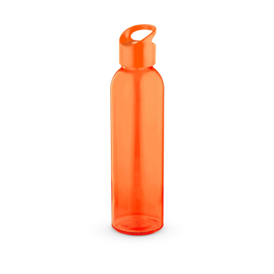 PORTIS GLASS GLASS BOTTLE with PP Cap 500 Ml in Orange