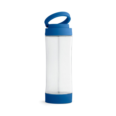 QUINTANA GLASS SPORTS BOTTLE with PP Cap 390 Ml in Royal Blue