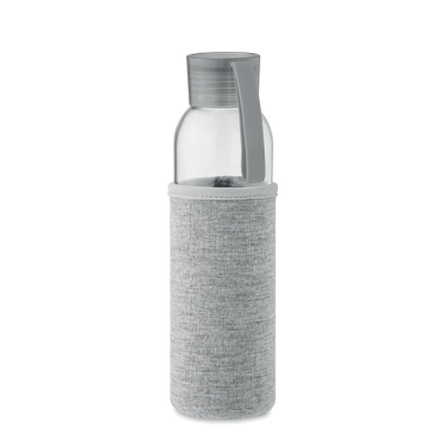 RECYCLED GLASS BOTTLE 500 ML in Grey