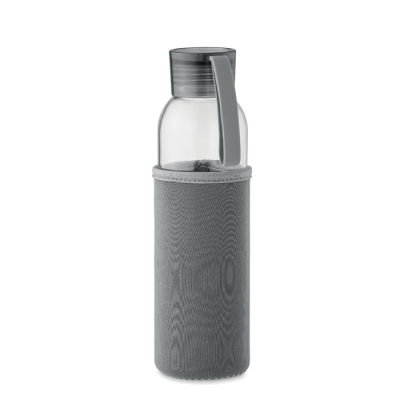 RECYCLED GLASS BOTTLE 500 ML in Grey