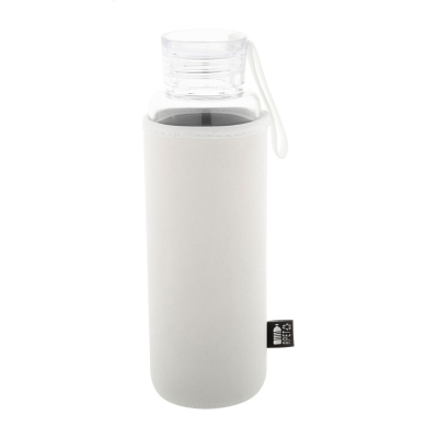 RECYCLED GLASS BOTTLE in White